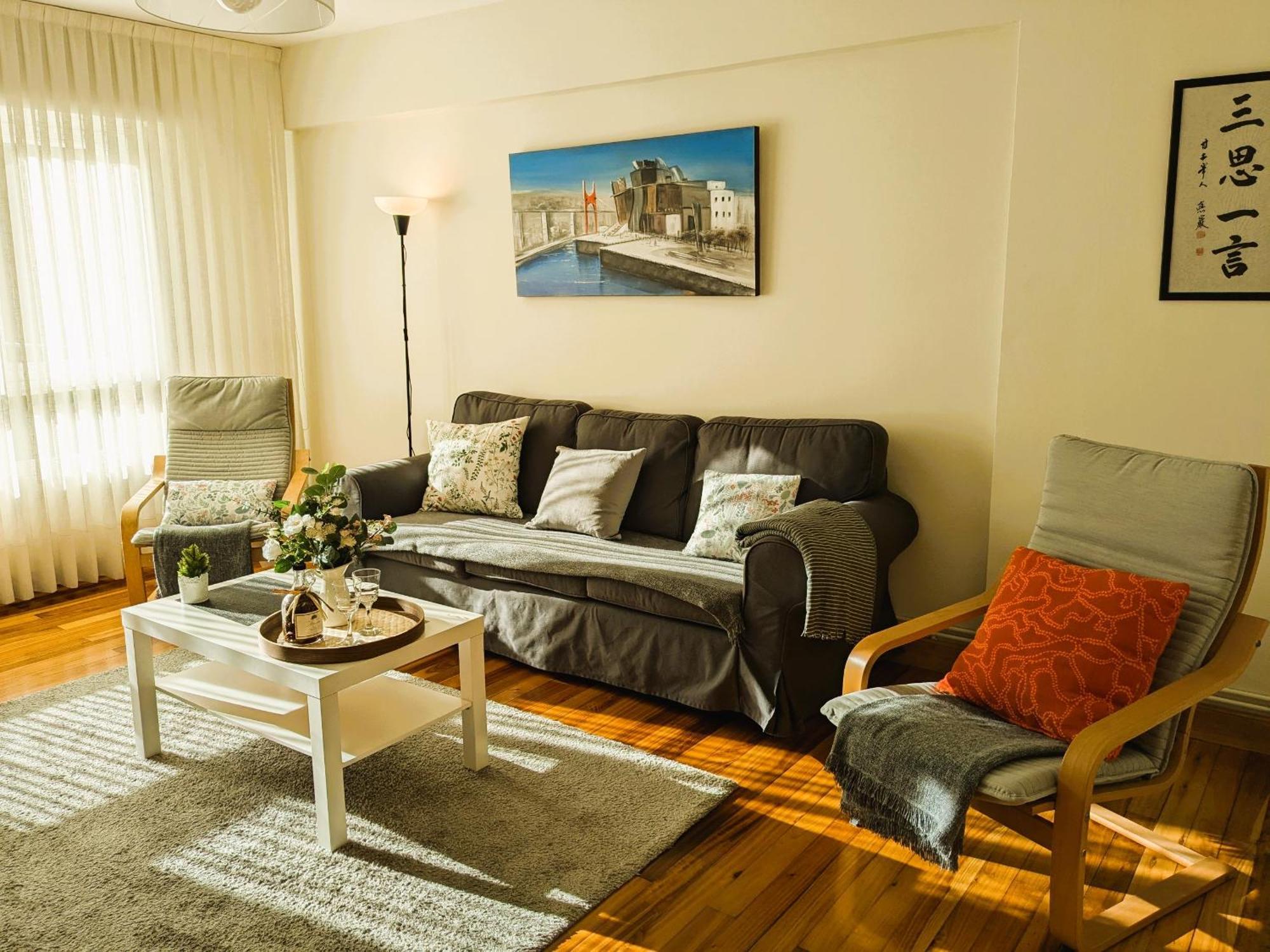 Apartamento Portugalete Gran Bilbao 3 Dormitorios - 3 Bedrooms 외부 사진